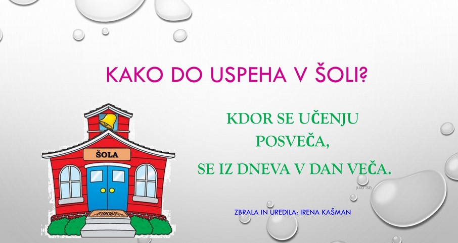 kako do uspeha v soli