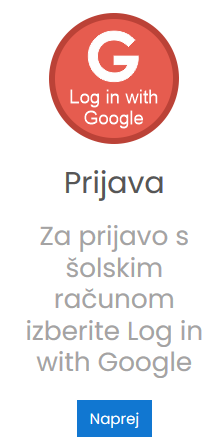 prijava spletna ucilnica