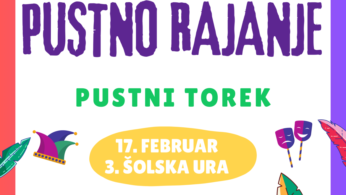 PUSTNO RAJANJE 2026