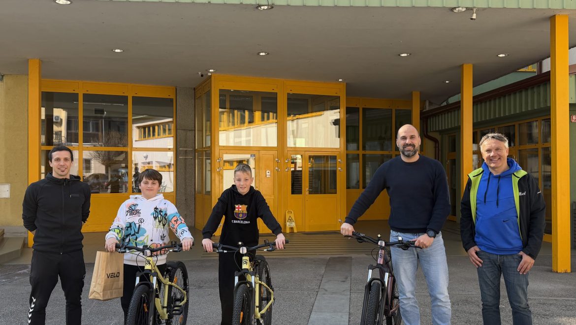 Nova kolesa za varnejše vključevanje učencev v promet