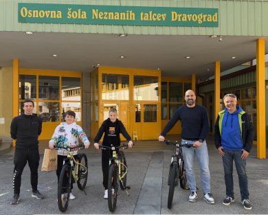 Nova kolesa za varnejše vključevanje učencev v promet