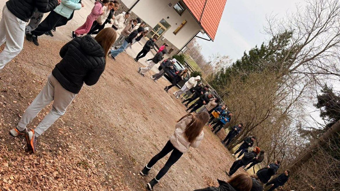 Osmošolci na CŠOD Planinka