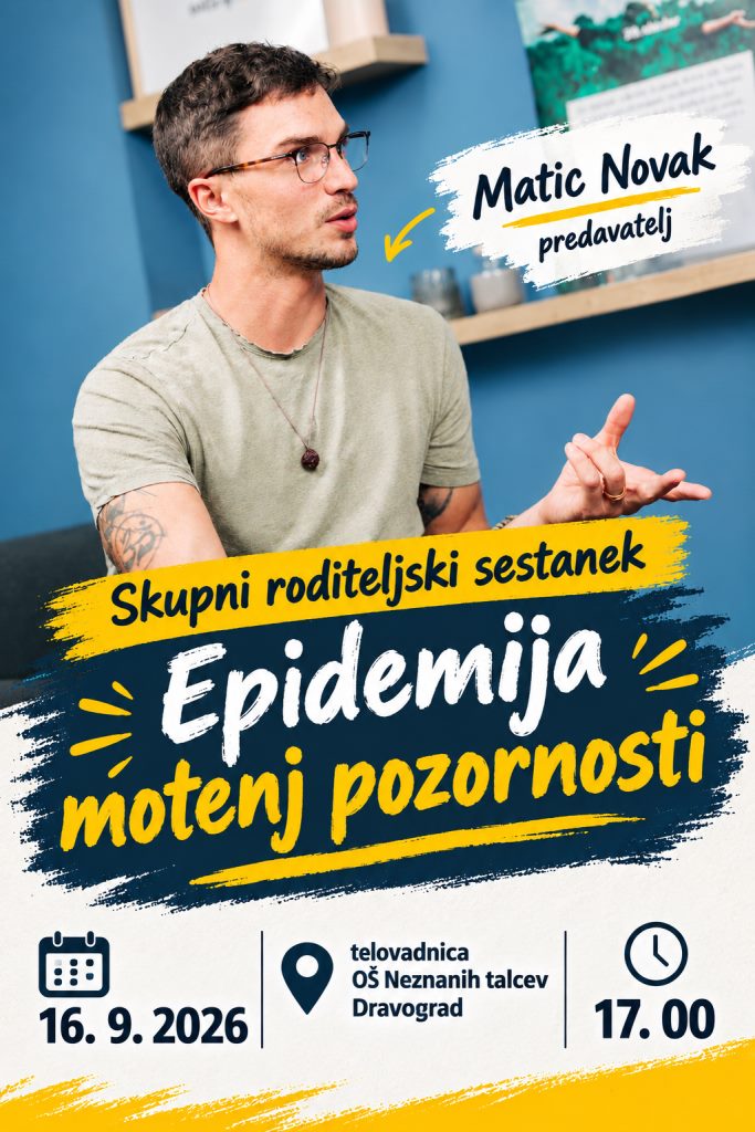 Vabilo na 1. roditeljski sestanek
